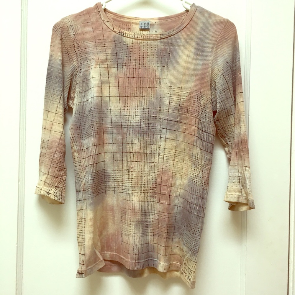 Joseph Golden Hand Painted & Printed Top